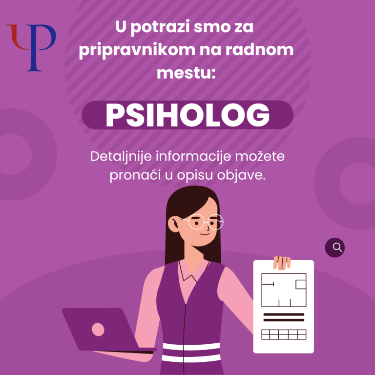 Read more about the article Konkurs za psihologa pripravnika